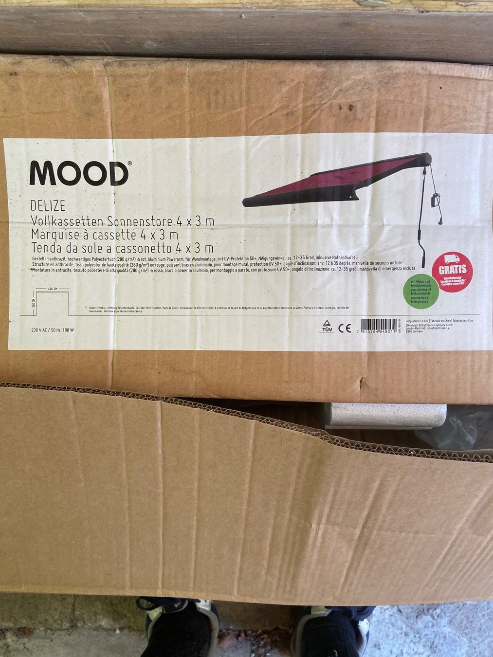 Tende da sole: Sonnenstore Mood Delize 4mx3m ab1Fr. – Usato da Mettau venduto da Chevy28