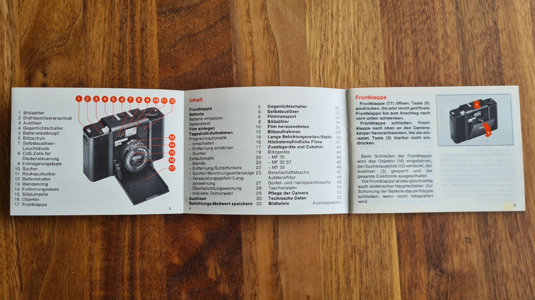 Libri: Minox 35 ML Gebrauchsanleitung – Usato da Oftringen venduto da Moherr 1