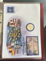 Münzbrief Einführung Euro 2002 neuwertig