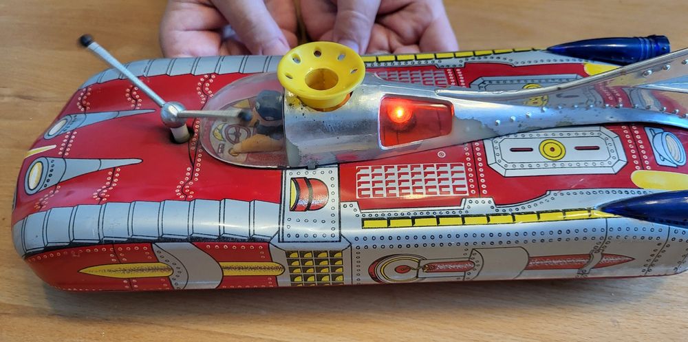 Jouets: Vintage Raketenauto Blech – D'occasion à St. Margrethen SG par Adonett 1