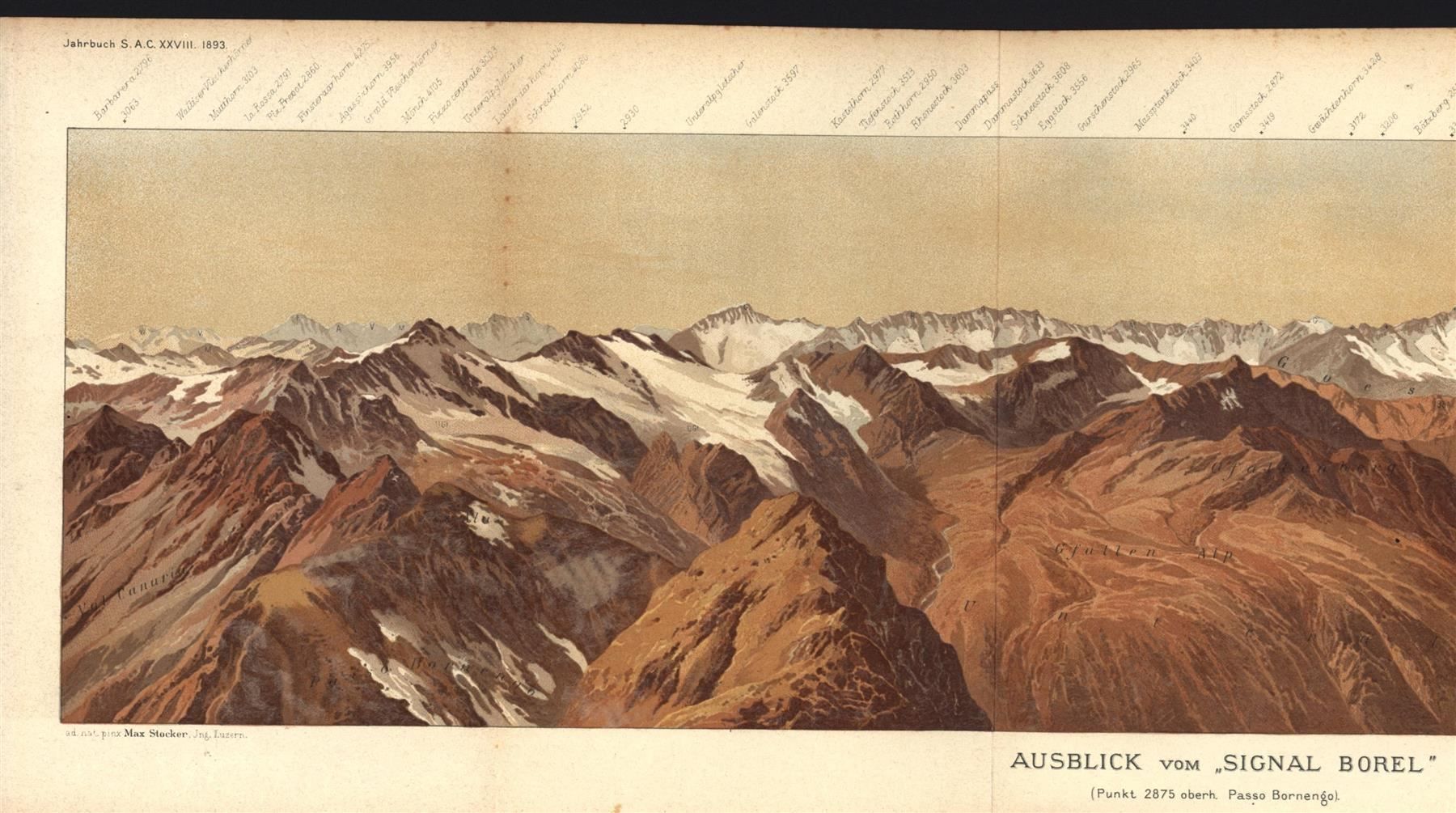 Landkarten & Atlanten: Signal Borel Panorama – Gebraucht aus Rafz von Helvet32 1
