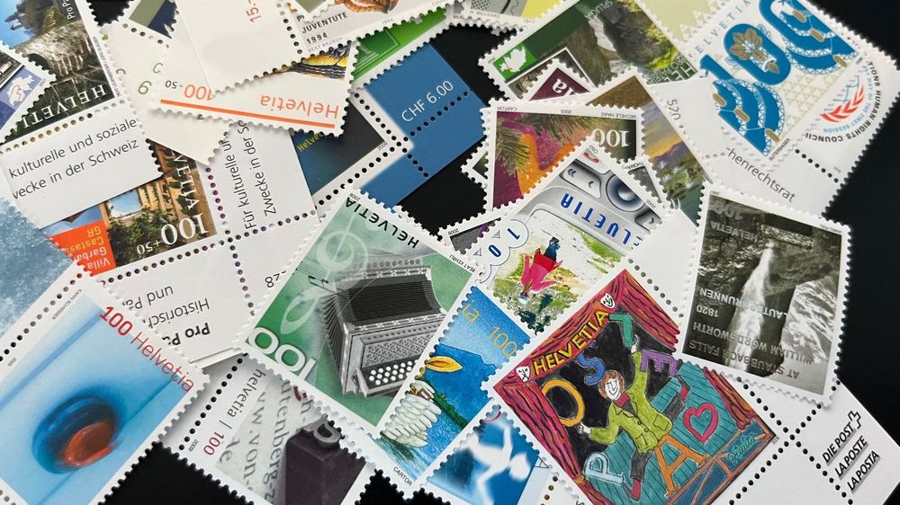 Frankaturware nur 1.- Marken (B-Post) postfrisch FW 100 Fr. (Neu und