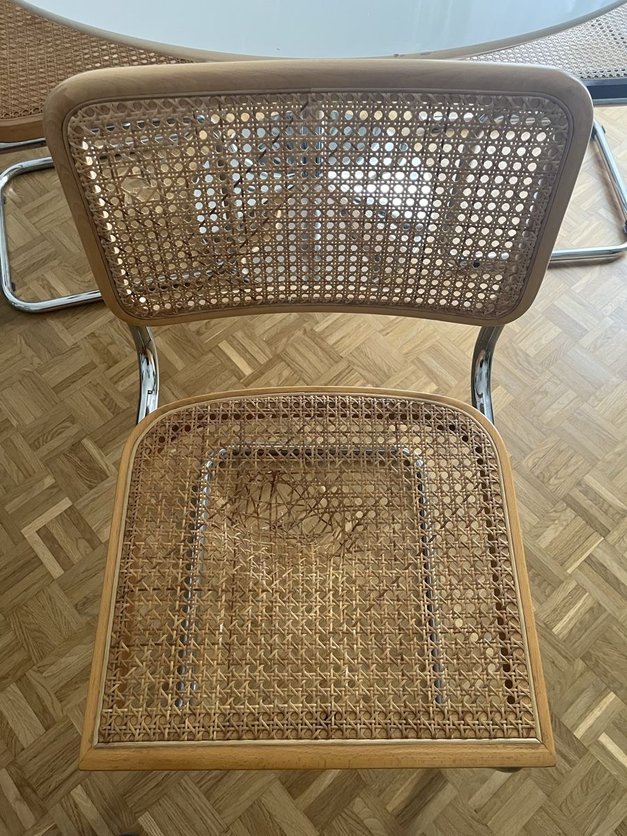 Stühle: Freischwinger Rattan – Defekt aus Basel von javs_00
