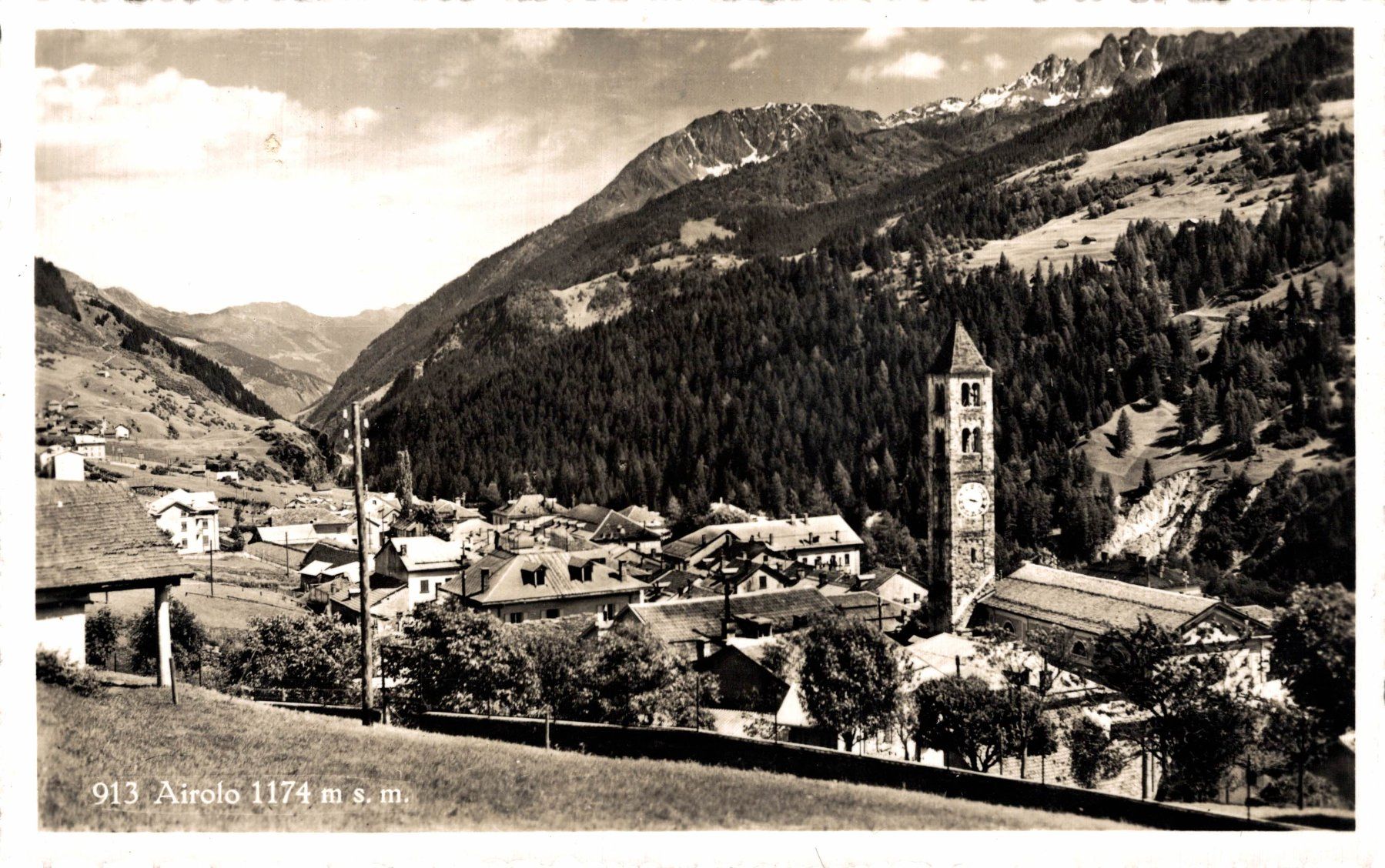 Ansichtskarten: Airolo – Gebraucht aus Bronschhofen von Astore