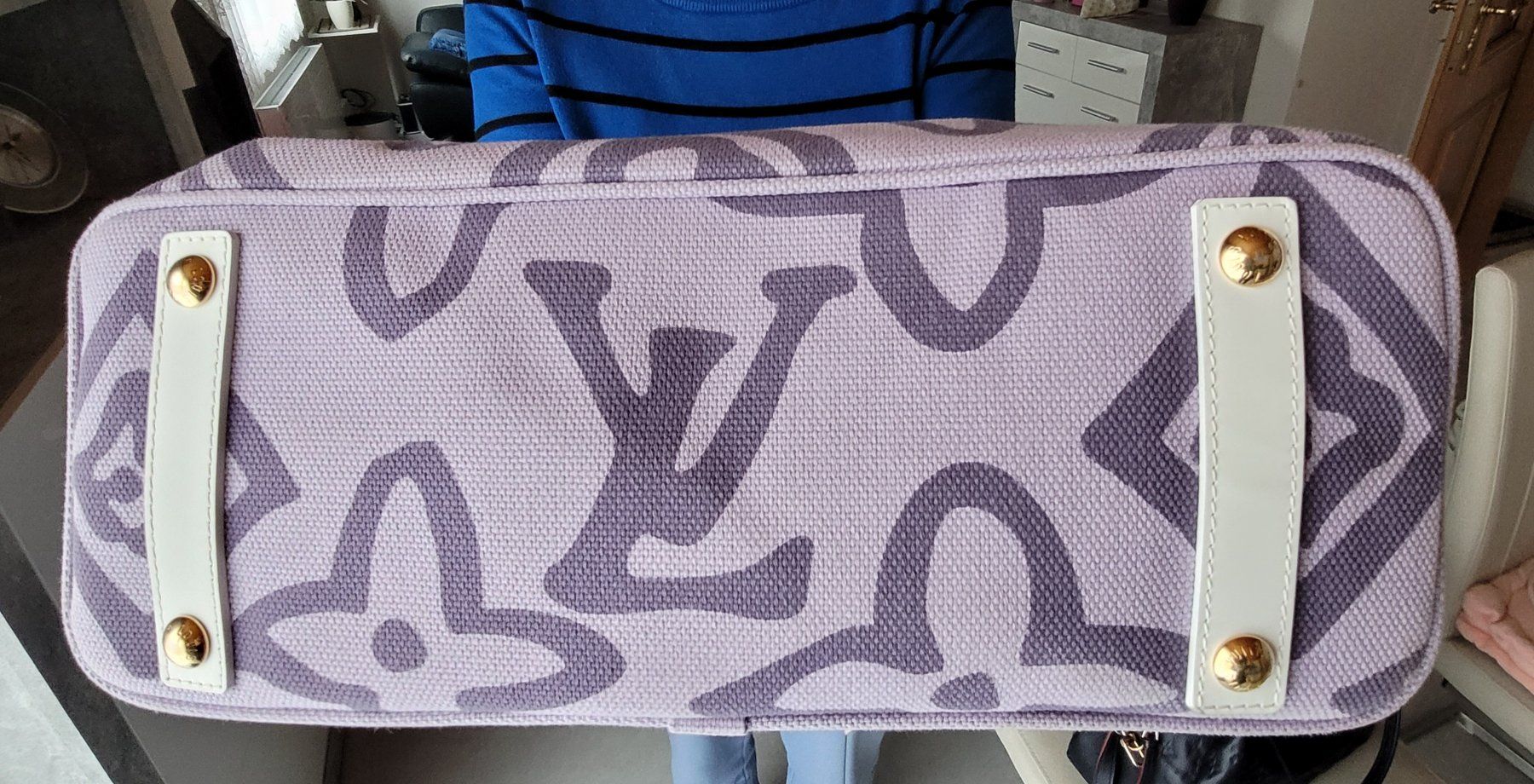 Louis Vuitton Borse da donna: Louis Vuitton Purple Monogram Tahitienne Cabas – Nuovo (secondo la descrizione) da Balsthal venduto da Marche 7