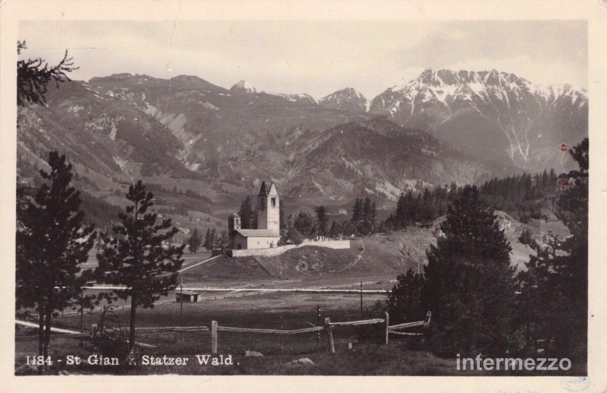 Cartoline postali: Celerina GR // 1909 St. Gian Statzerwald Oberengadin – Usato da Basel venduto da intermezzo12