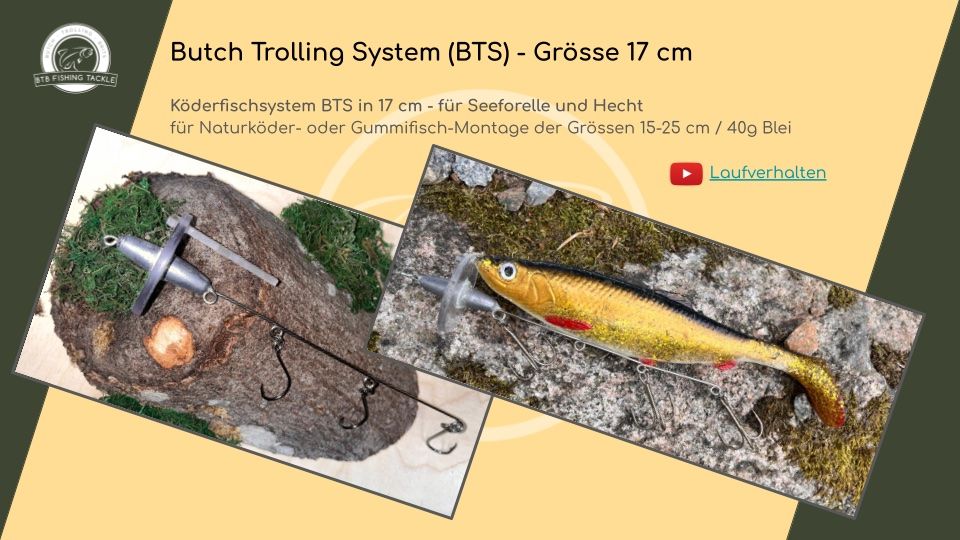 Esche: Köderfisch System - Butch Trolling System (BTS) - Gr. 10 cm – Nuovo e nell'imballaggio originale da Wolhusen venduto da BTB_FishingTackle 6
