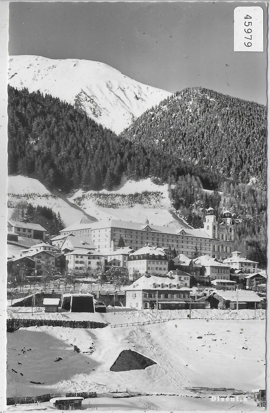 Ansichtskarten: Disentis im Winter – Gebraucht aus Ettingen von Kartenplanet