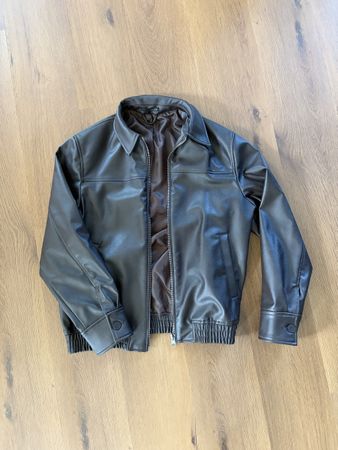 Kunstleder Jacke Zara