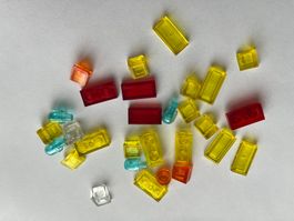 Lego durchsichtige Plates Flache Bricks Trans-Clear 42070