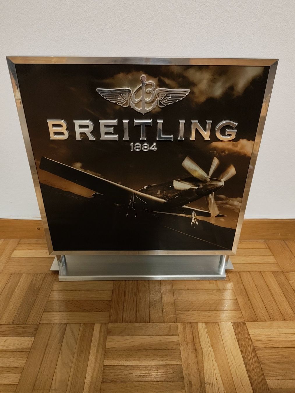 Breitling Insegne: Breitling Werbeschild – Usato da Bäch SZ venduto da BirdyTheBird