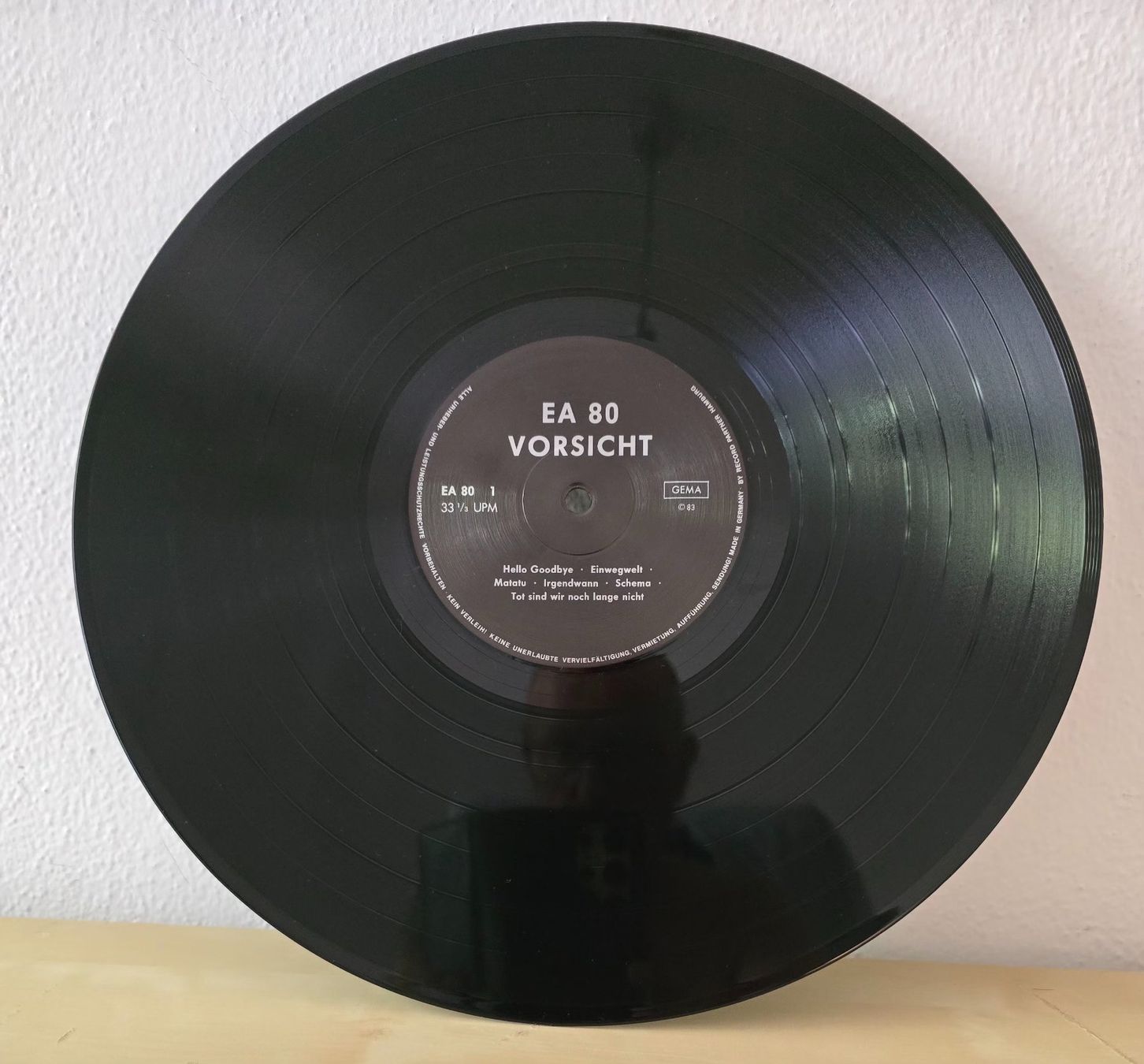 Vinyles: EA80 - Vorsicht Schreie  LP, – D'occasion à Lugano par mdal 2