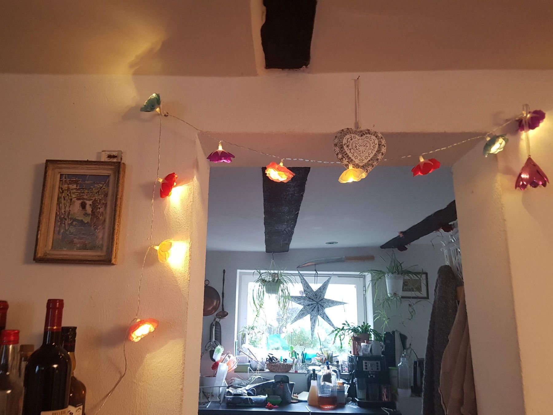 Ghirlande e barre luminose: Lichterkette mit 10 Blumen, batt.betr. – Nuovo e nell'imballaggio originale da Ettingen venduto da Maranathatalitha 6