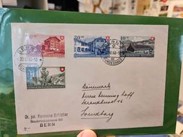Satz Brief PP 1948 nach Dänemark  nur 5.--