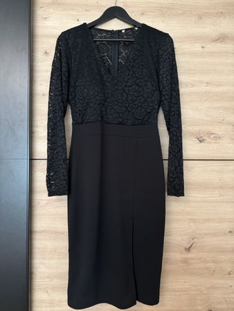 Elegantes schwarzes Kleid Grösse 38 ✨