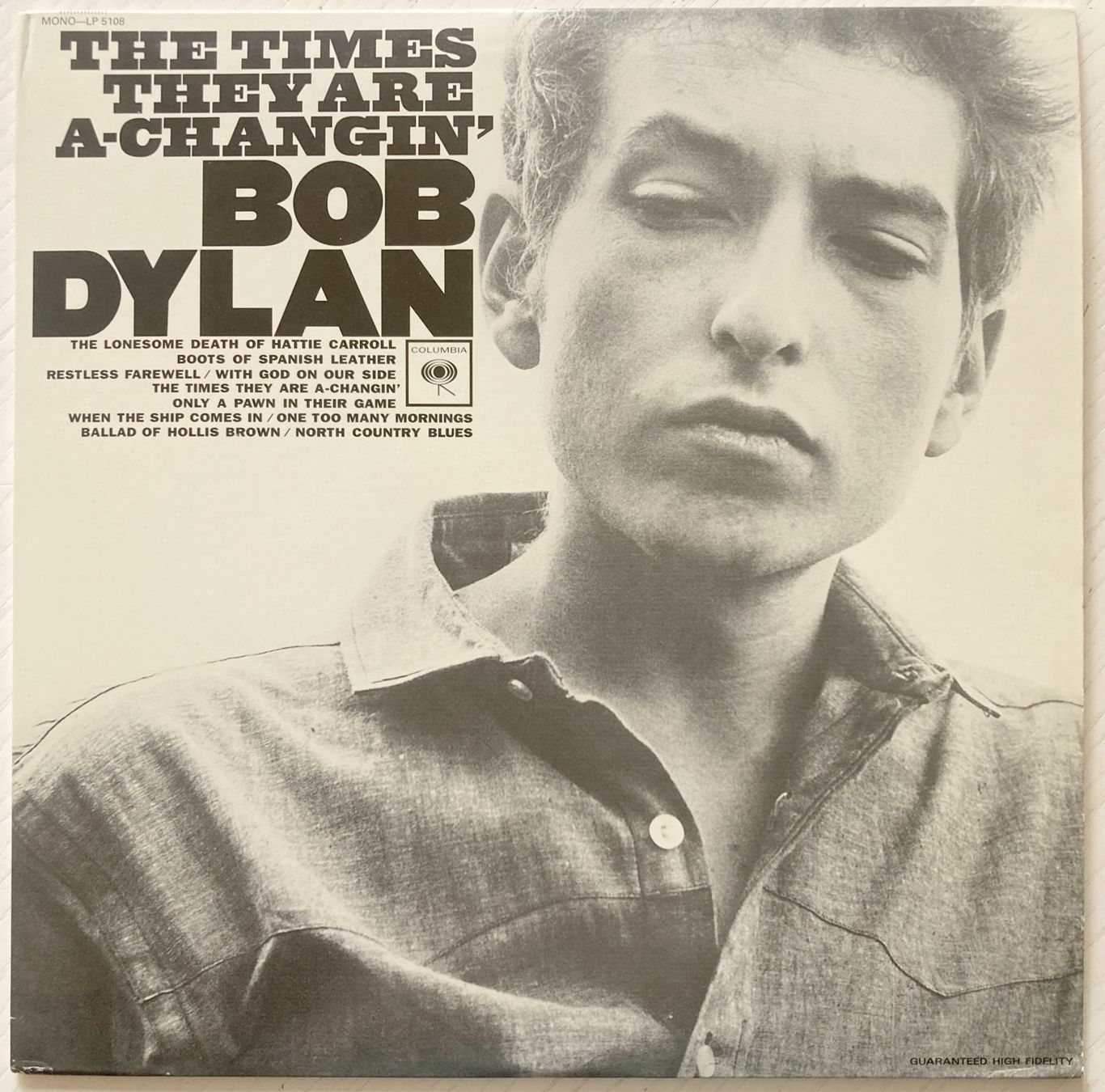 Dischi in vinile: BOB DYLAN - THE TIMES THEY ARE A-CHANGIN' – Usato da Bottens venduto da hotter-than-hell
