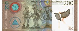 Nicaragua 200 Cordobas 2014 P-213 Polymer UNZ