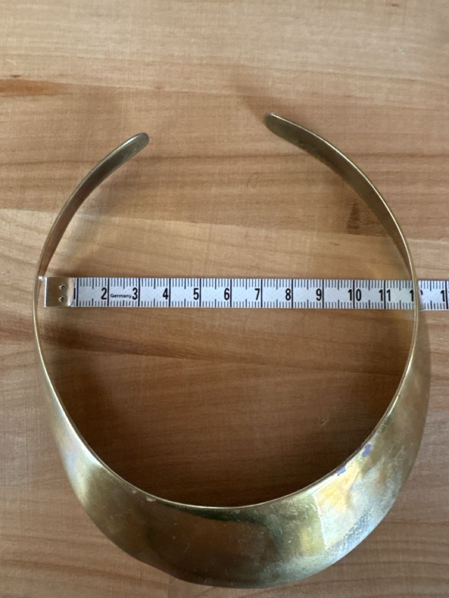 Catenine: Halsreif aus Messing – Usato da Rümlang venduto da BoutiqueMonique16 2