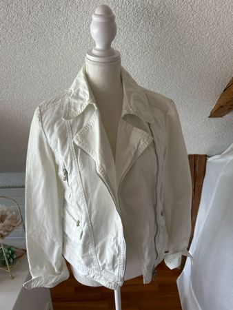 Damen Jacke HUGO BOSS Weiss Gr. M, guter Zustand