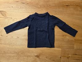 Langarmshirt Gr. 104 (dunkelblau)