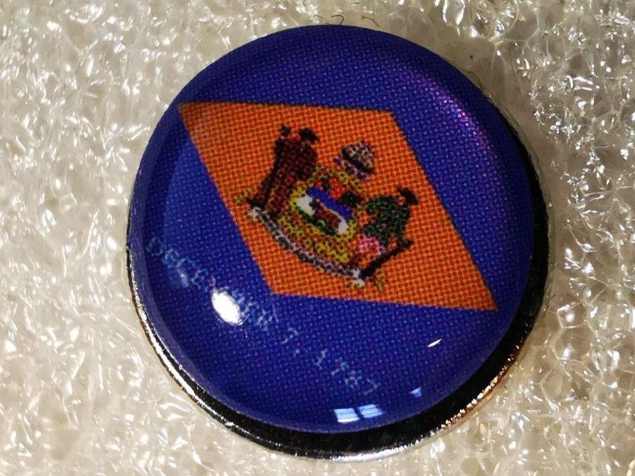 Spille & Fermagli: Ansteckpin 1: Flagge US Bundesstaat – Usato da Oppligen venduto da Pin-Fall-Shop
