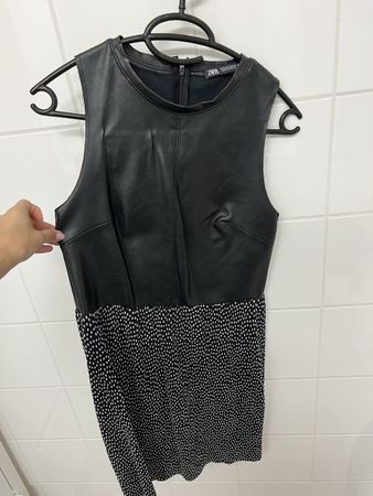 Kleid von ZARA (Lederoptik)