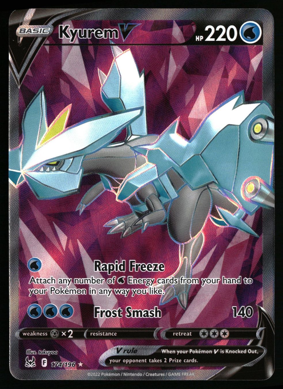 Pokémon Carte collezionabili: Kyurem V #174 Pokemon Lost Origin – Usato da Feuerthalen venduto da Plazatoys