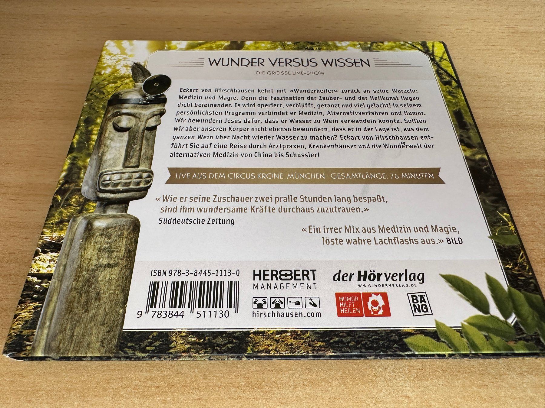 CD: Wunderheiler - Eckart von Hirschhausen – Usato da Rikon im Tösstal venduto da Alpenmutz 1