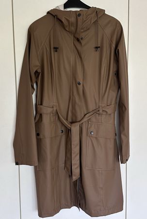 Ilse Jacobsen Hornbaek Raincoat, size 38, Beige color