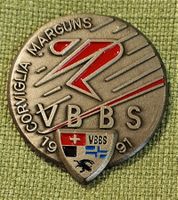 O076 Plakette Corviglia Marguns 1991 VBBS Schweiz Graubünden