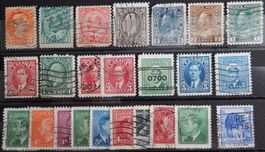 Kanada British Lot mit alten Werten III