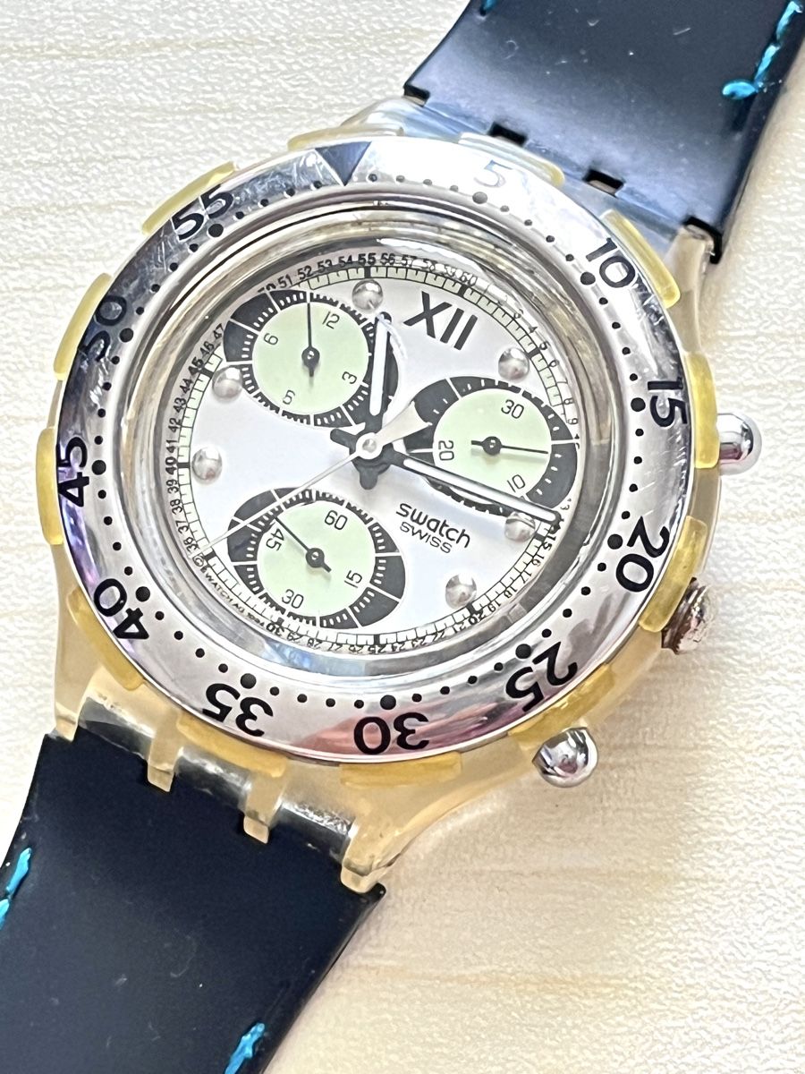 Swatch Orologi: Swatch Chronograph Uhr  – Usato da Grenchen venduto da chththl