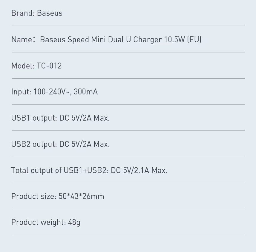 Baseus Caricabatterie: NEUER BASEUS USB Stecker - 226145 – Nuovo (secondo la descrizione) da Küssnacht am Rigi venduto da Pidu5 3