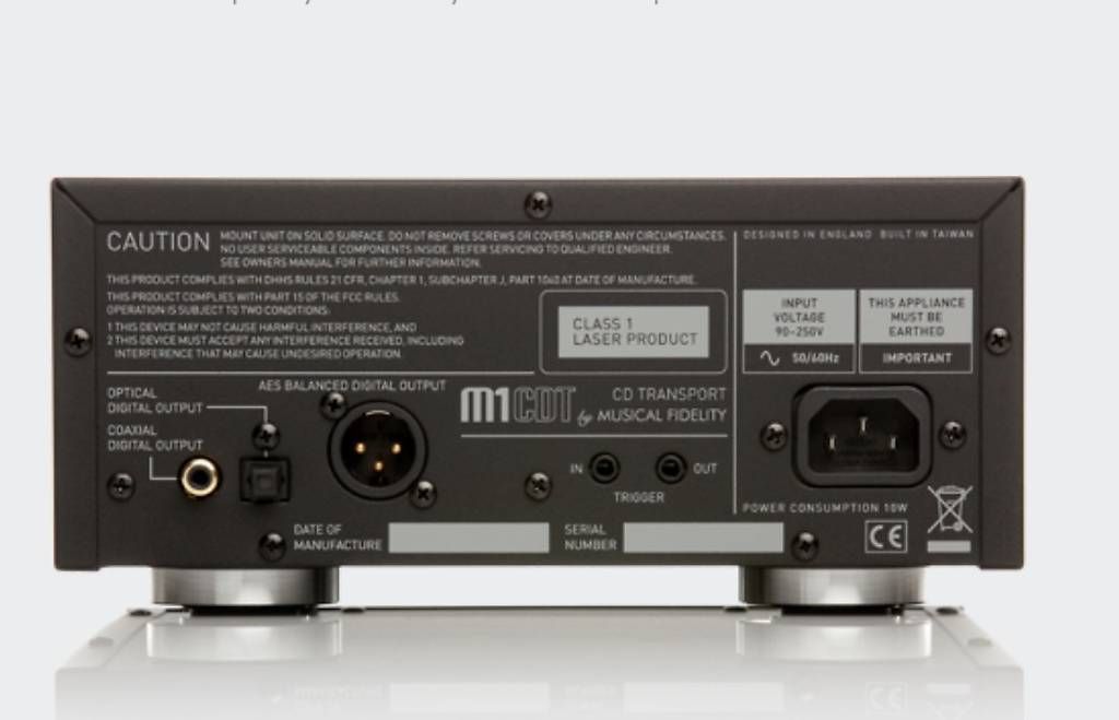 CD: Drive Musical Fidelity M1 cdt  – Usato da Randogne venduto da emmersom 1