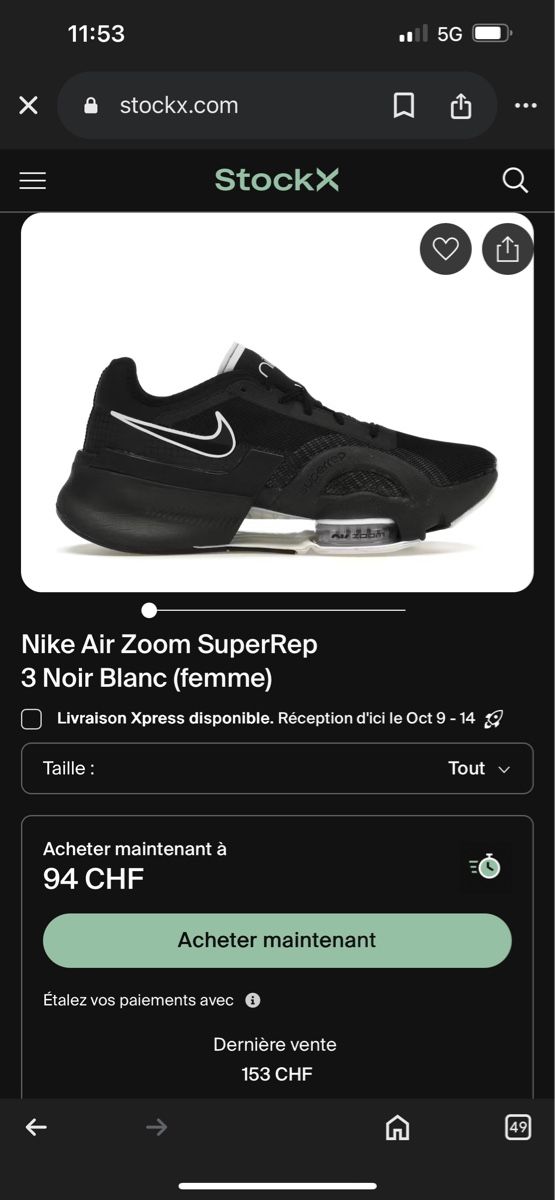 Nike Scarpe da uomo: Chaussure Nike  – Nuovo (secondo la descrizione) da Neuchâtel venduto da sai_6zhx 1