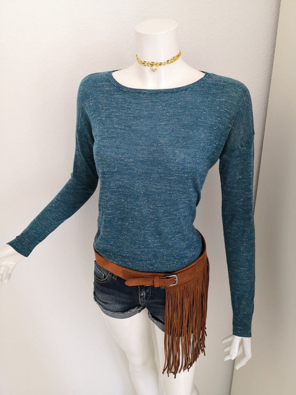Mango Maglioni & Felpe: 🤩MANGO 3-MODEL STRICK PULLOVER TÜRKIS & DRUCKKNÖPFE & D&G P – Nuovo (secondo la descrizione) da Olten venduto da Naja-Twins-Twins 5
