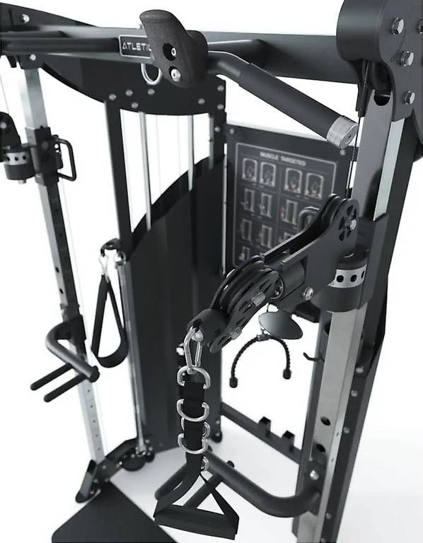 Kraftstation 2×90 kg block mit sehr viel zubehör (D'occasion) à ...