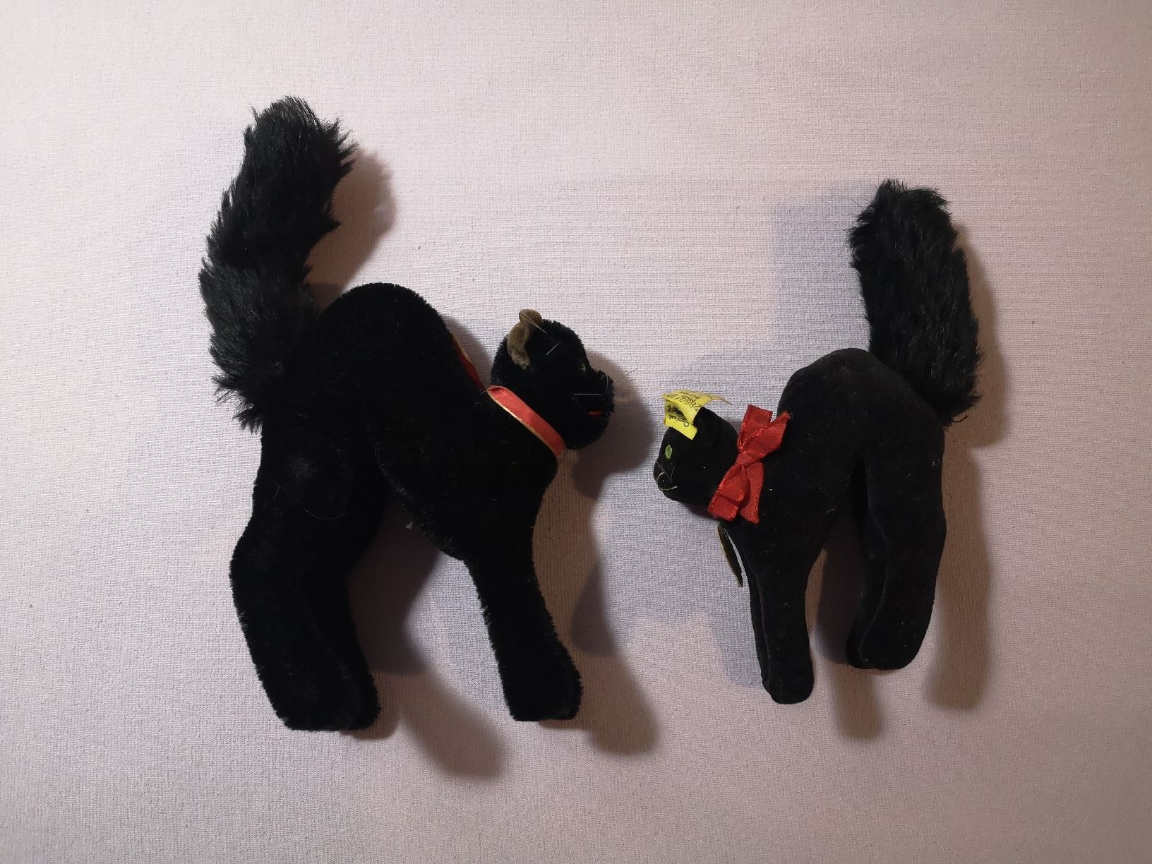 Steiff Giocattoli: 2 X STEIFF KATZE – Usato da MUEHLEBERG venduto da Cocolinette