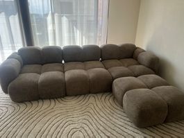 Westwing Modulares Sofa Tayla (4-Sitzer) mit Hocker