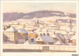 La Chaux-de-Fonds NE // ville // Aquarell