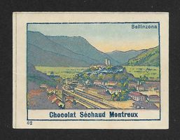 Chocolat Séchaud Montreux : BELLINZONA (1920s)