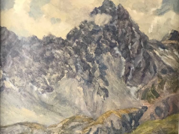 Gemälde: KUNKLER FRITZ 1888-1971 Arosa – Gebraucht aus Wolfhalden von SecondAntique