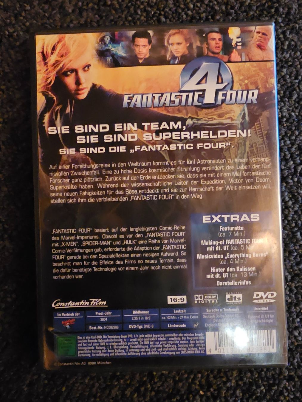 Tutti i DVDs: FANTASTIC FOUR(14139) – Usato da Ruswil venduto da M71 1