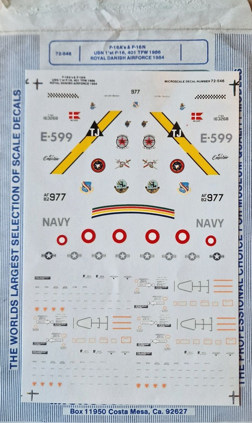 Sticker: Original Microscale Decal Set  Aviatik F-16  1/72 – Usato da Duggingen venduto da hammbe