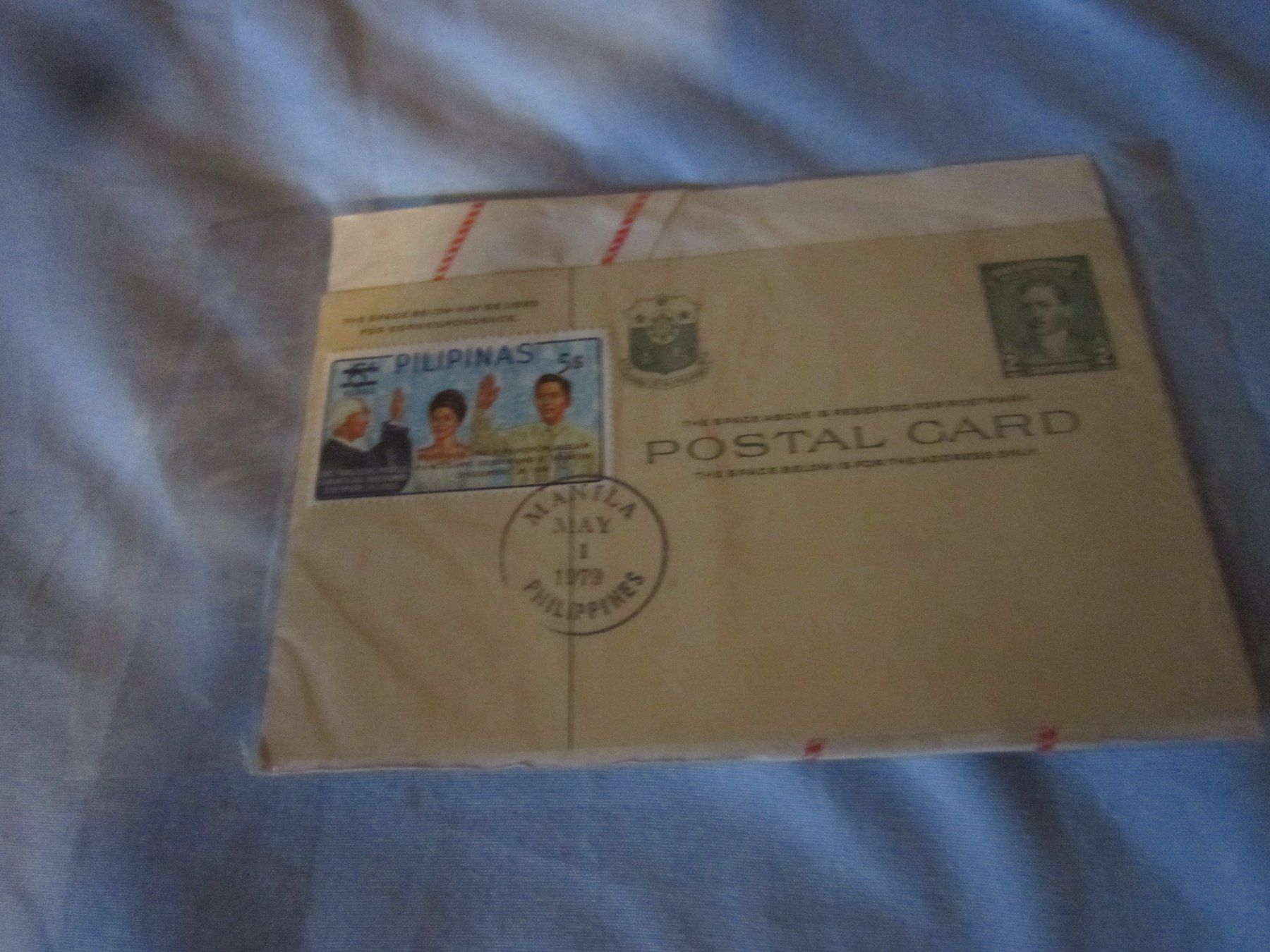 Tutti i francobolli: Kleine Sammlung Philippinas, mit Postkarte – Usato da Giubiasco venduto da sal_9j6w 1
