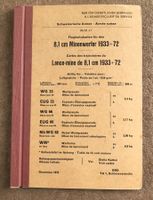 ARMEE FLUGBAHNKARTEN FÜR DEN 8.1CM MINENWERFER 1933 +72