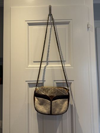 Sessun handbag, Leather & Textiles