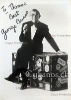 George Burns (1896-1996) Schauspieler - Autogramm