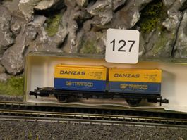 Minitrix Güterwagen Danzas Gentransco N Spur, Top 127