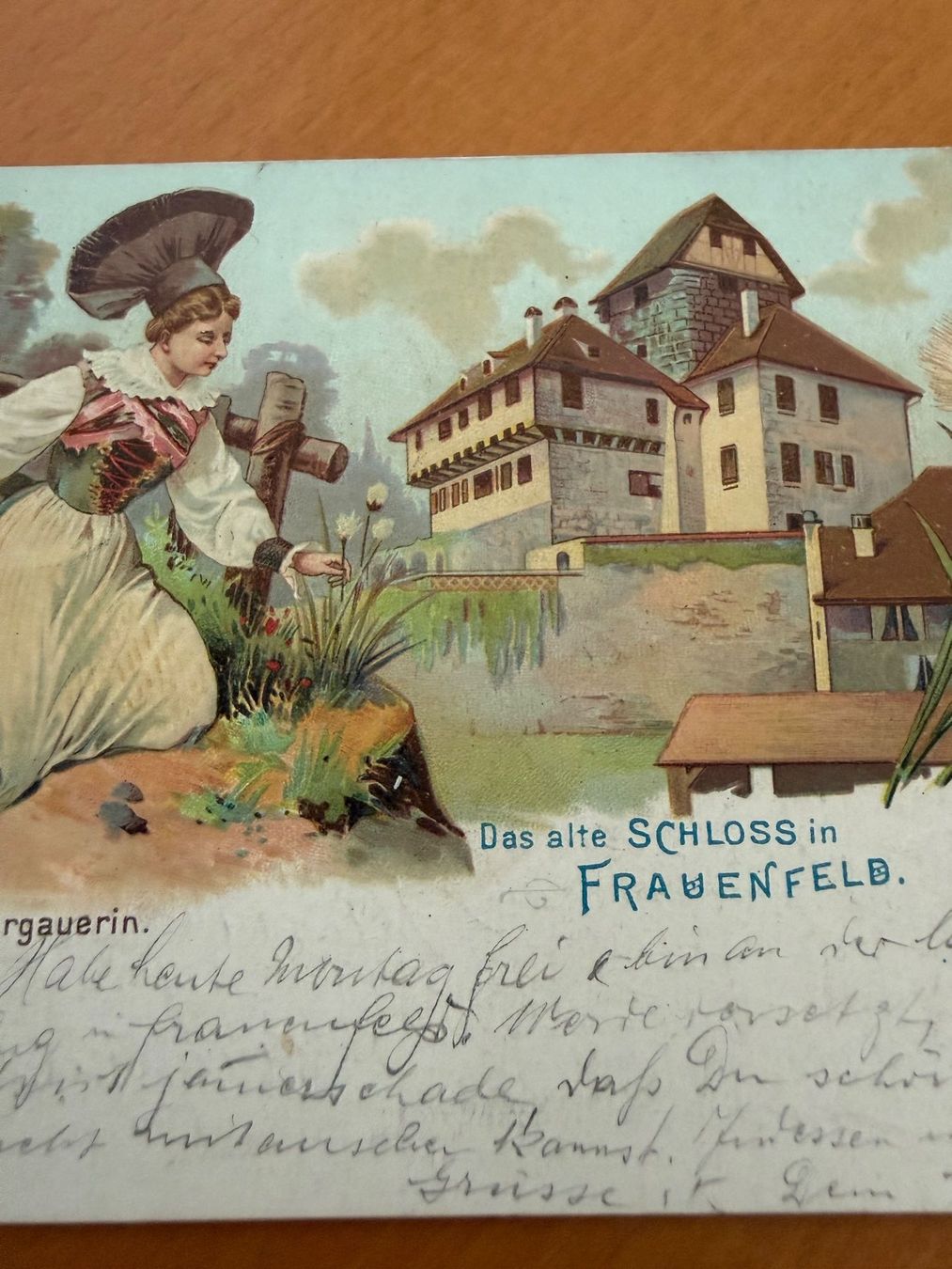 Cartoline postali: Schloss Frauenfeld , Chromolitho – Usato da Fehraltorf venduto da bruggin